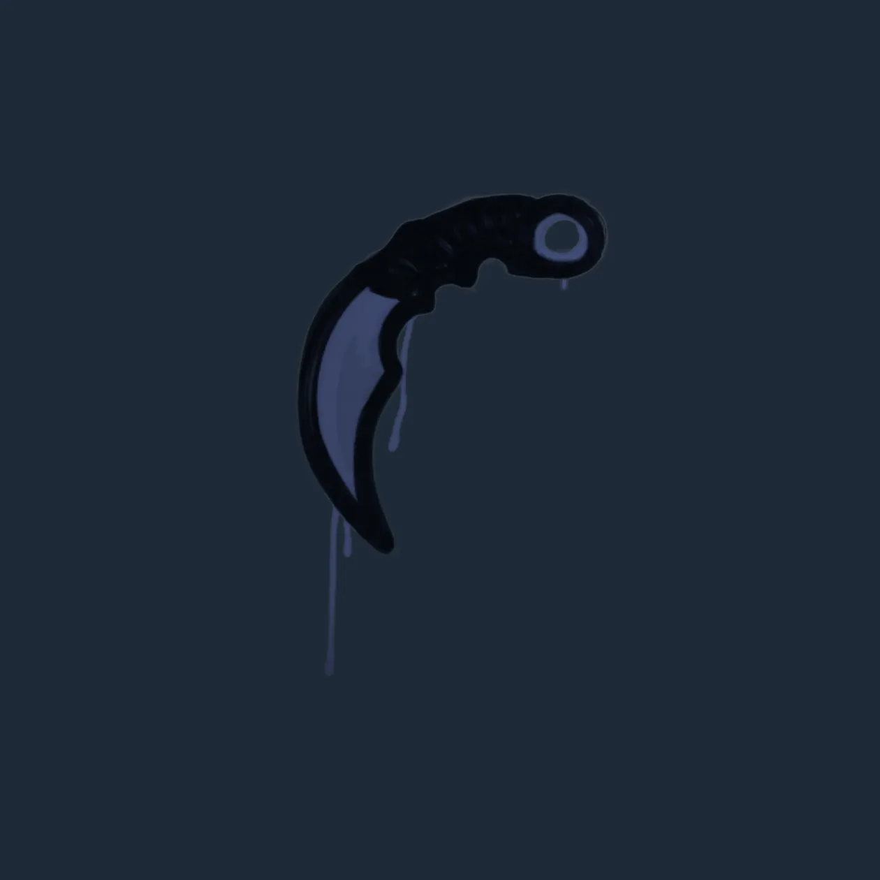 Sealed Graffiti | Karambit (Swat Blue)