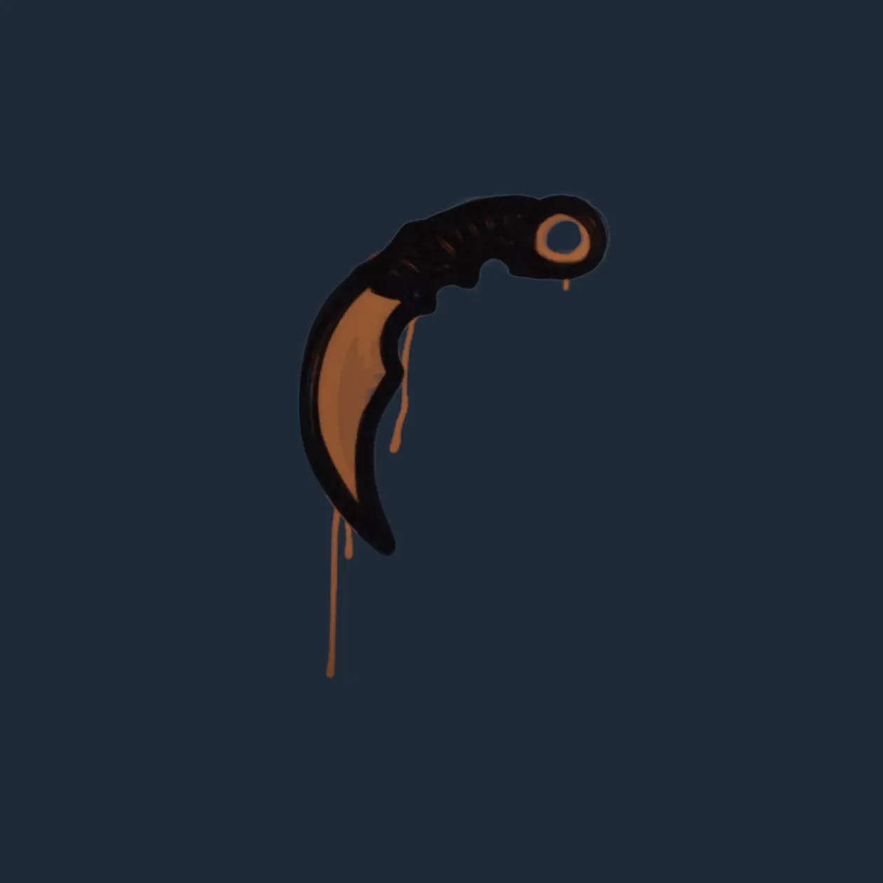 Sealed Graffiti | Karambit (Tiger Orange)