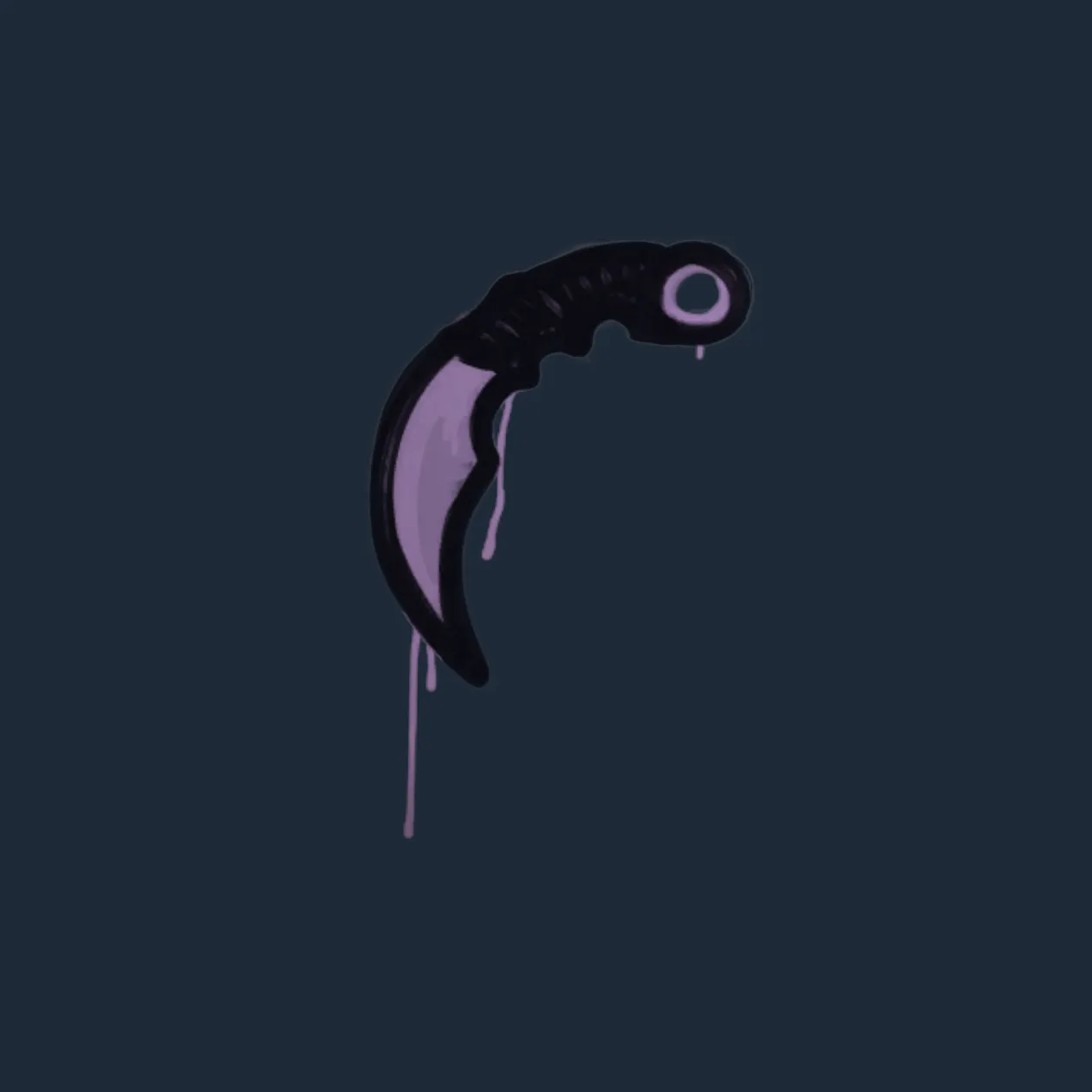 Sealed Graffiti | Karambit (Violent Violet)