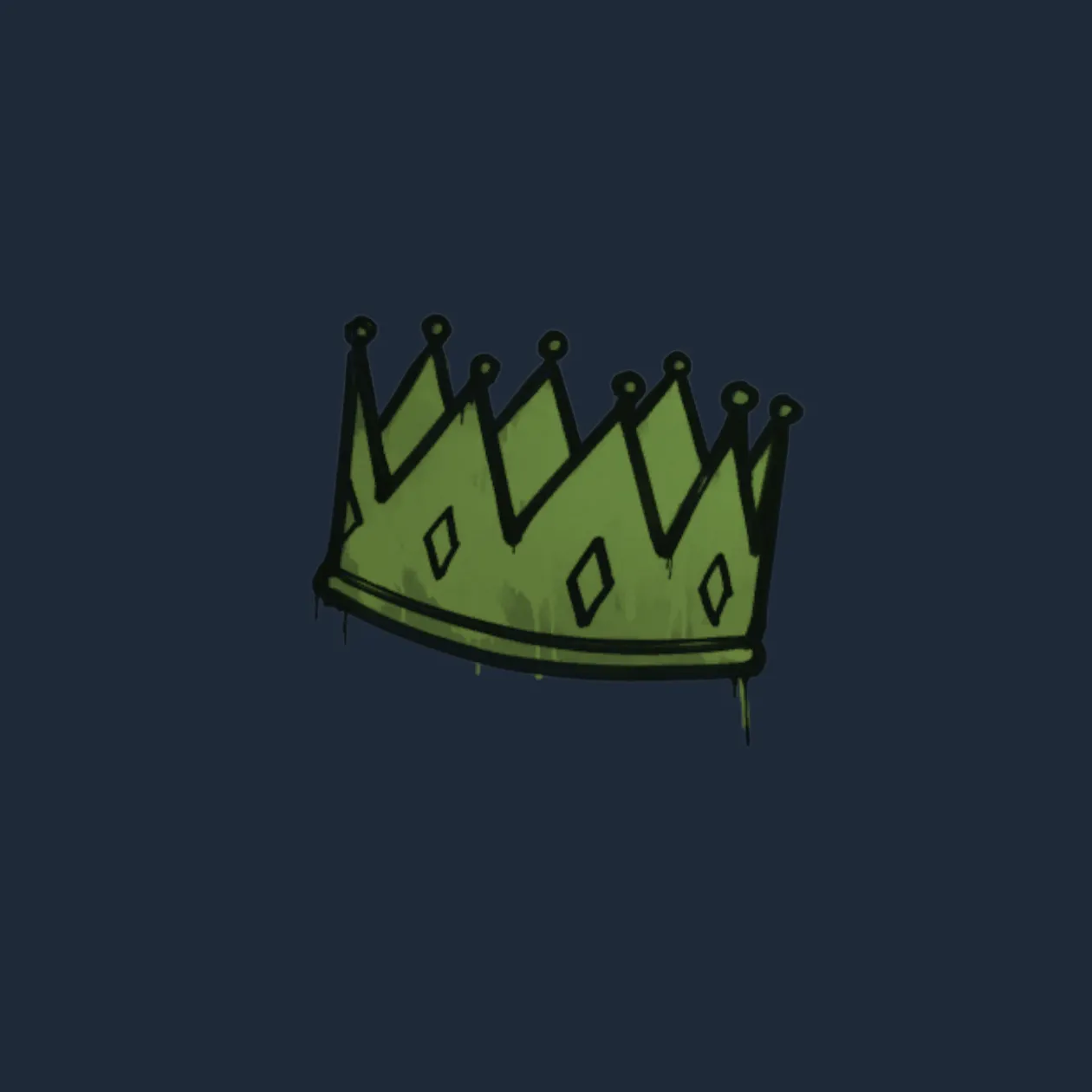 Sealed Graffiti | King Me (Battle Green)