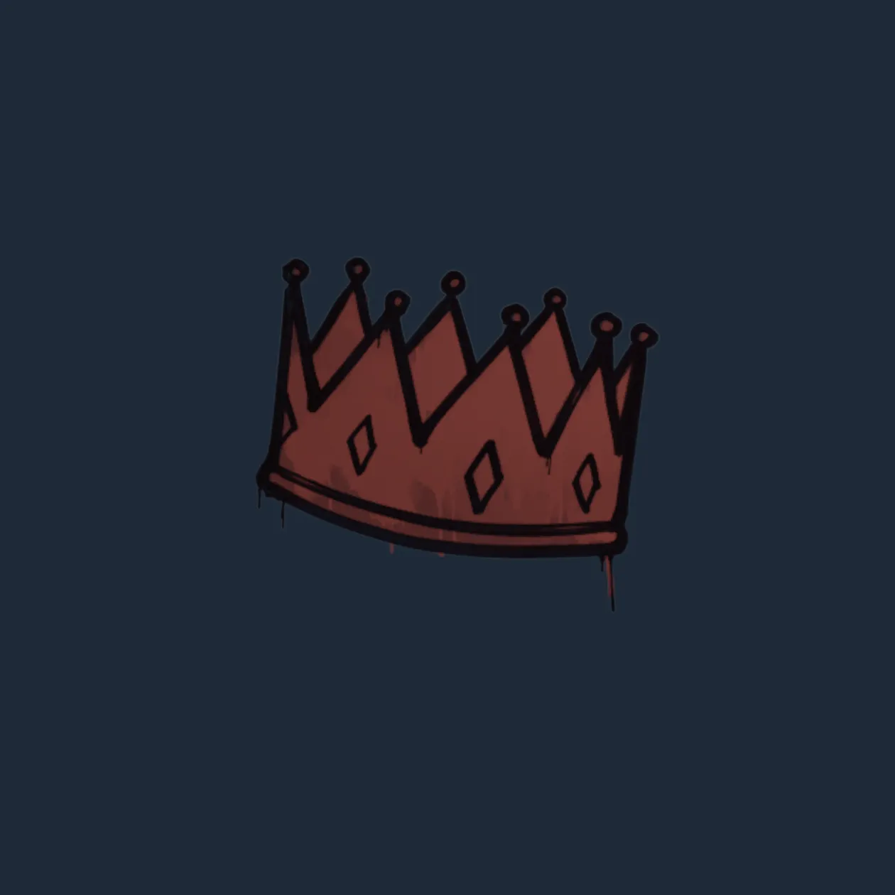 Sealed Graffiti | King Me (Brick Red)