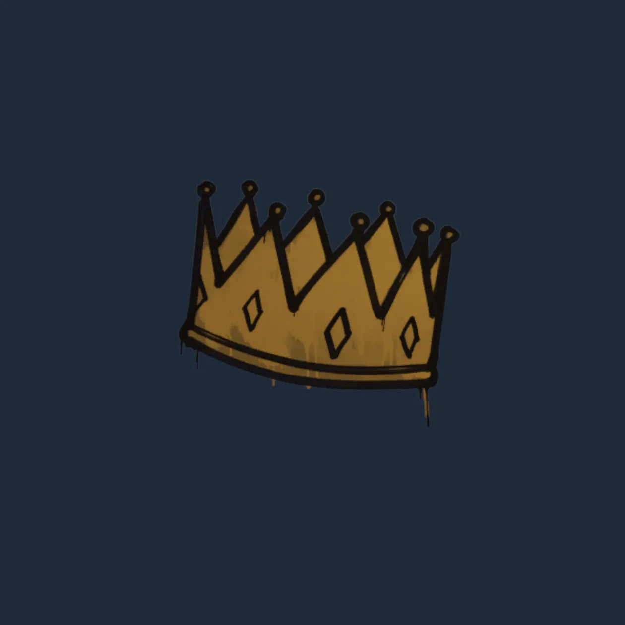 Sealed Graffiti | King Me (Desert Amber)