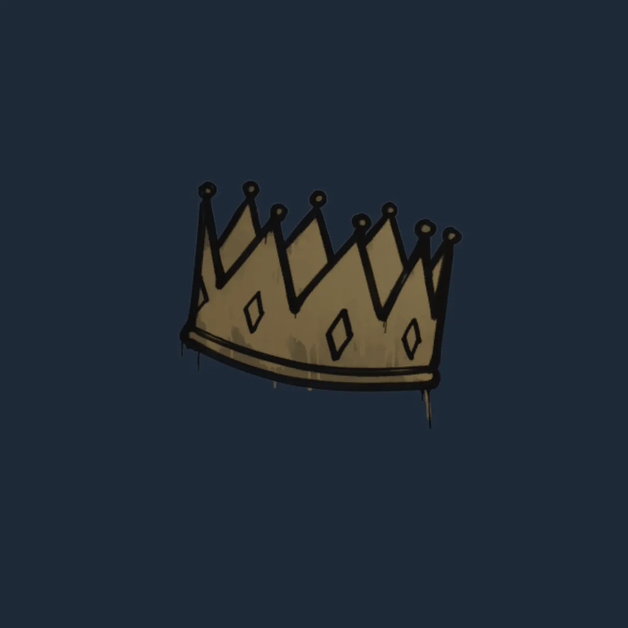 Sealed Graffiti | King Me (Dust Brown)