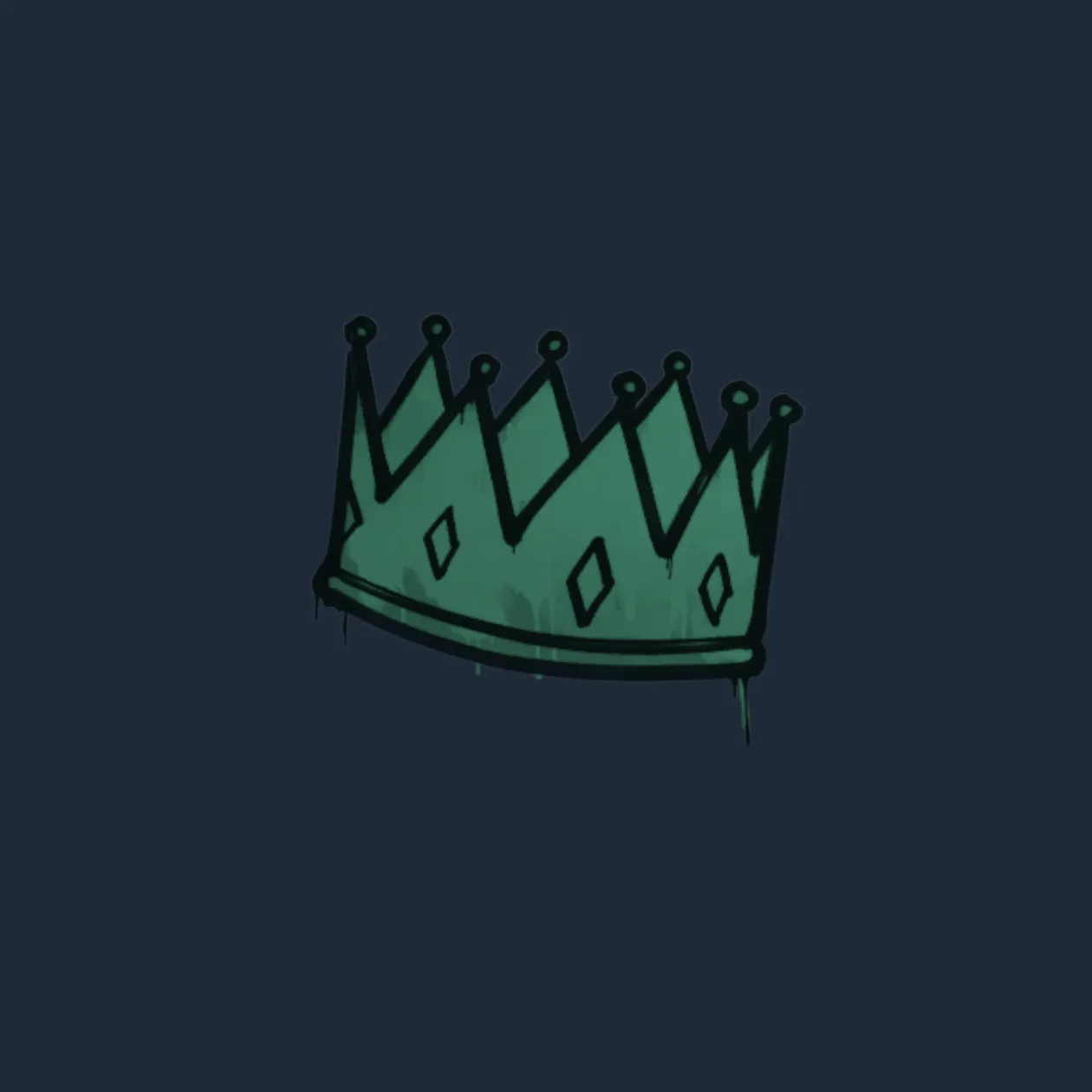 Sealed Graffiti | King Me (Frog Green)