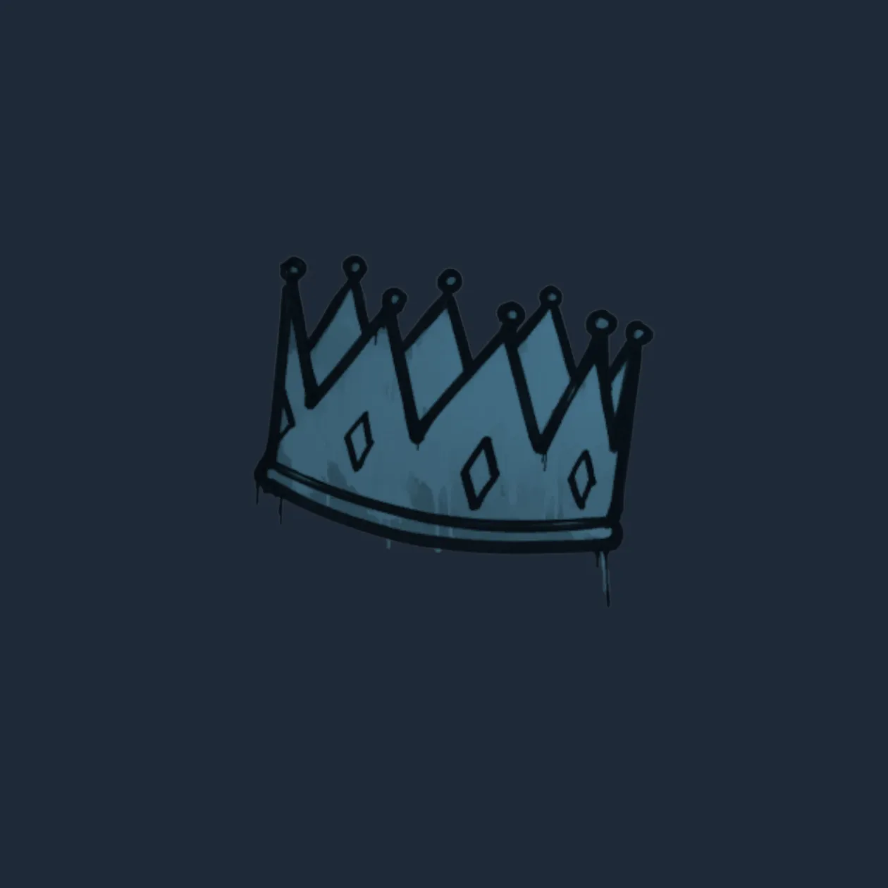 Sealed Graffiti | King Me (Monarch Blue)