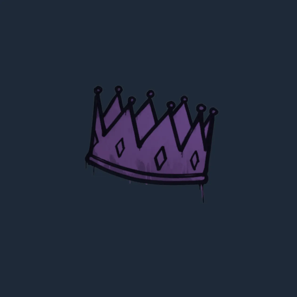 Sealed Graffiti | King Me (Monster Purple)