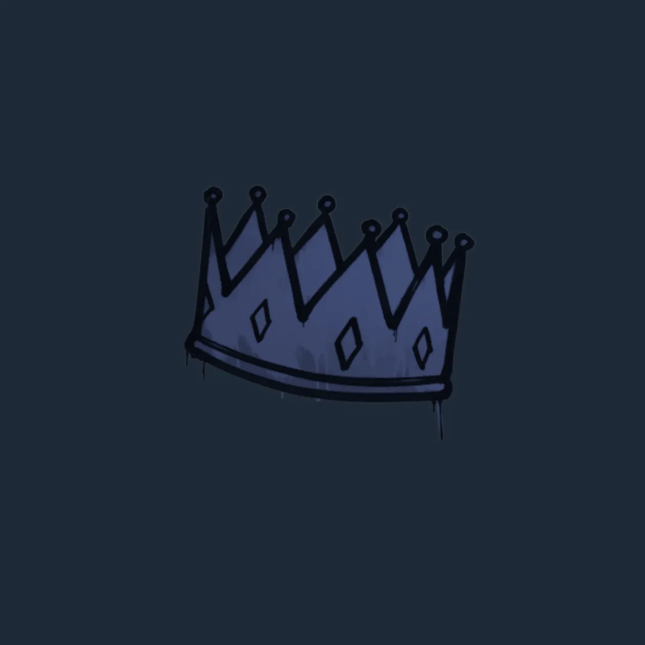 Sealed Graffiti | King Me (Swat Blue)