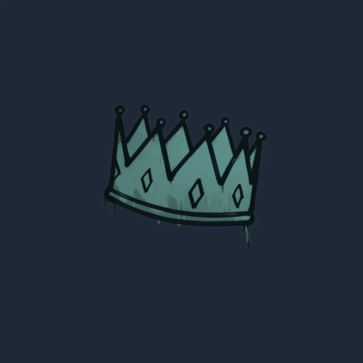 Sealed Graffiti | King Me (Wire Blue)