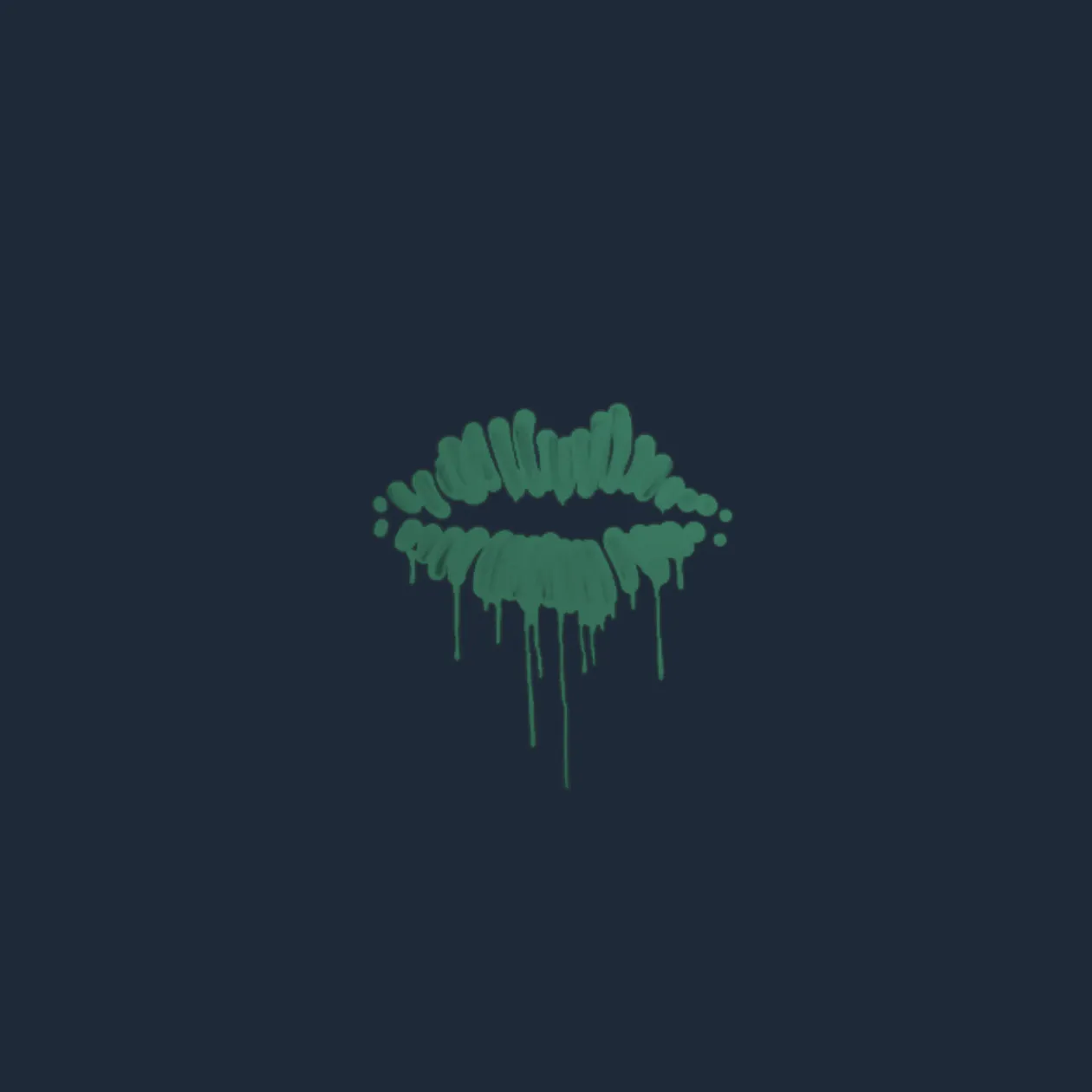Sealed Graffiti | Kiss (Frog Green)