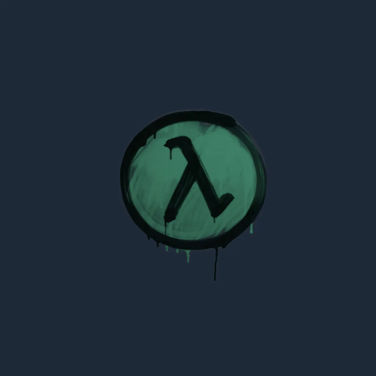Sealed Graffiti | Lambda (Frog Green)