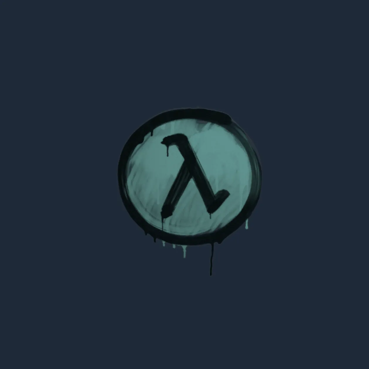 Sealed Graffiti | Lambda (Wire Blue)