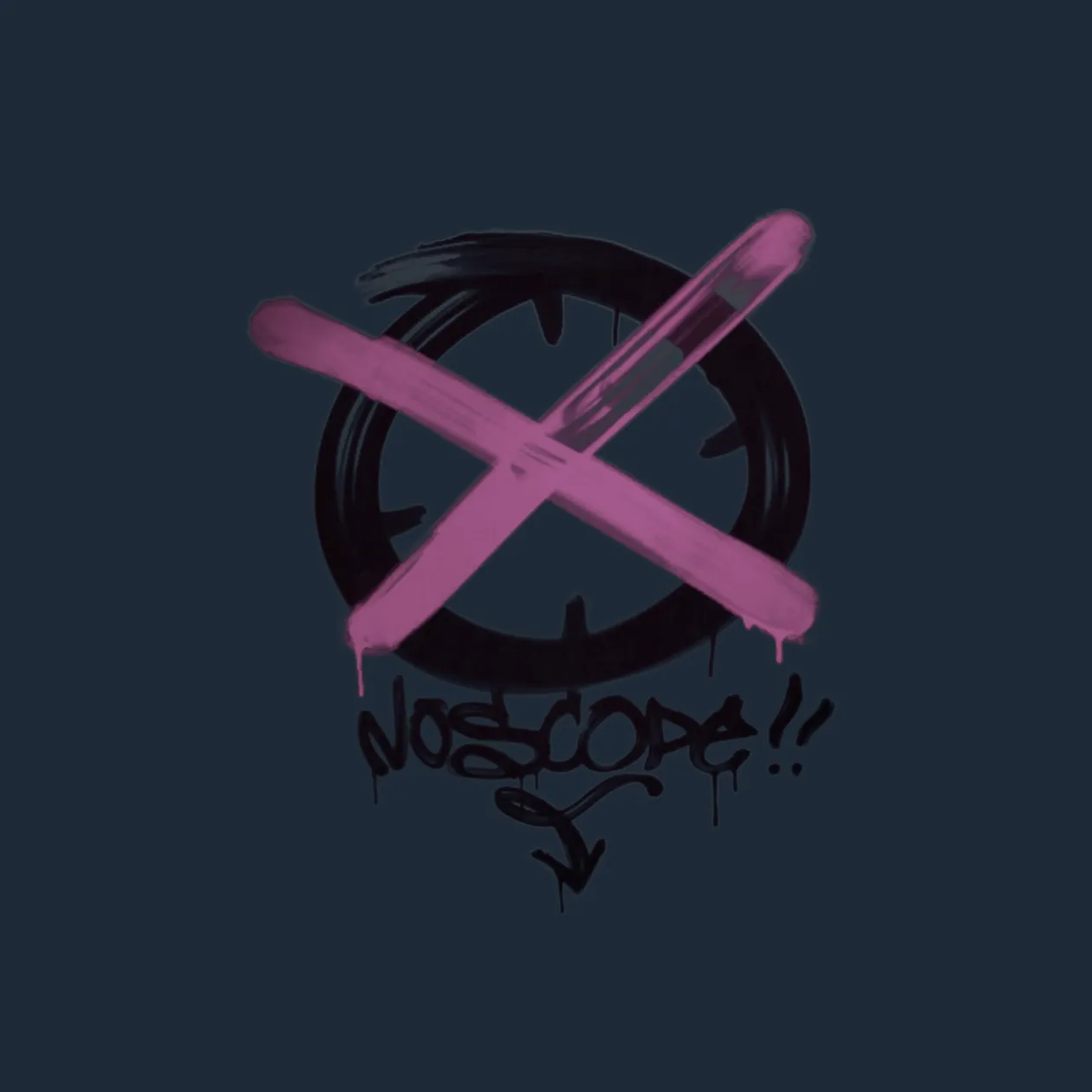 Sealed Graffiti | Noscope (Bazooka Pink)