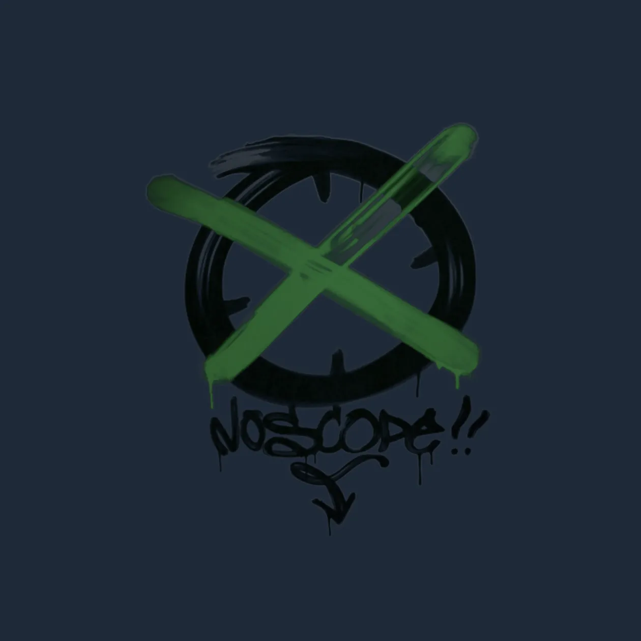 Sealed Graffiti | Noscope (Jungle Green)
