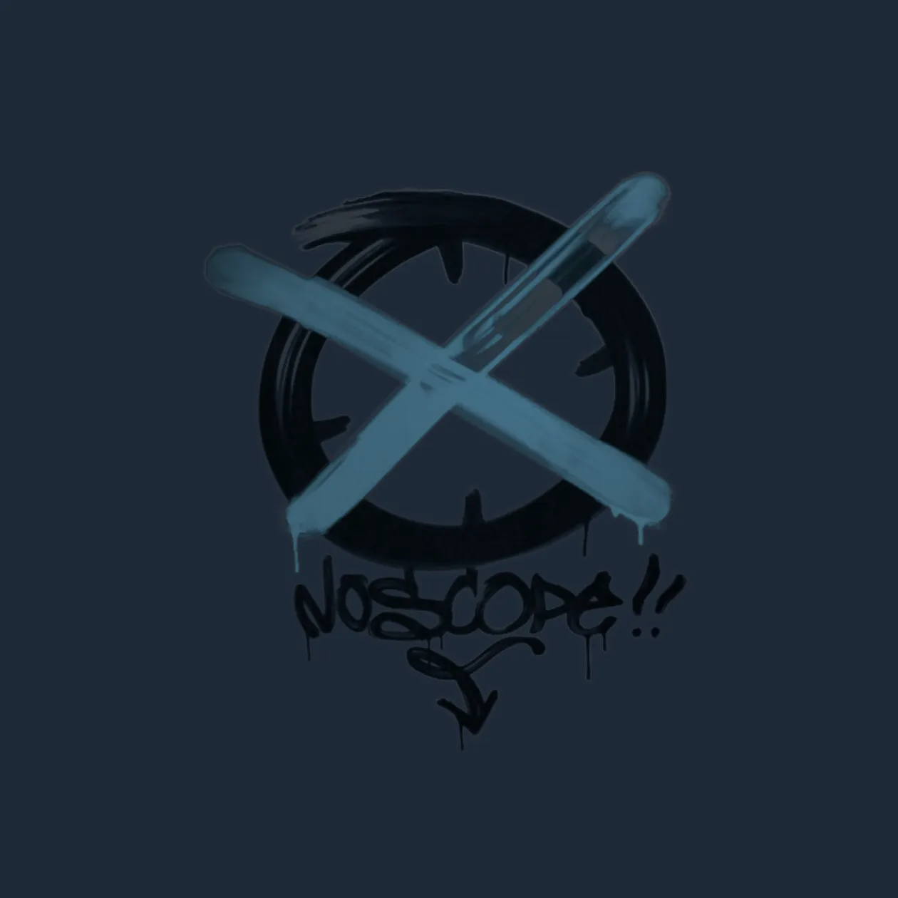 Sealed Graffiti | Noscope (Monarch Blue)