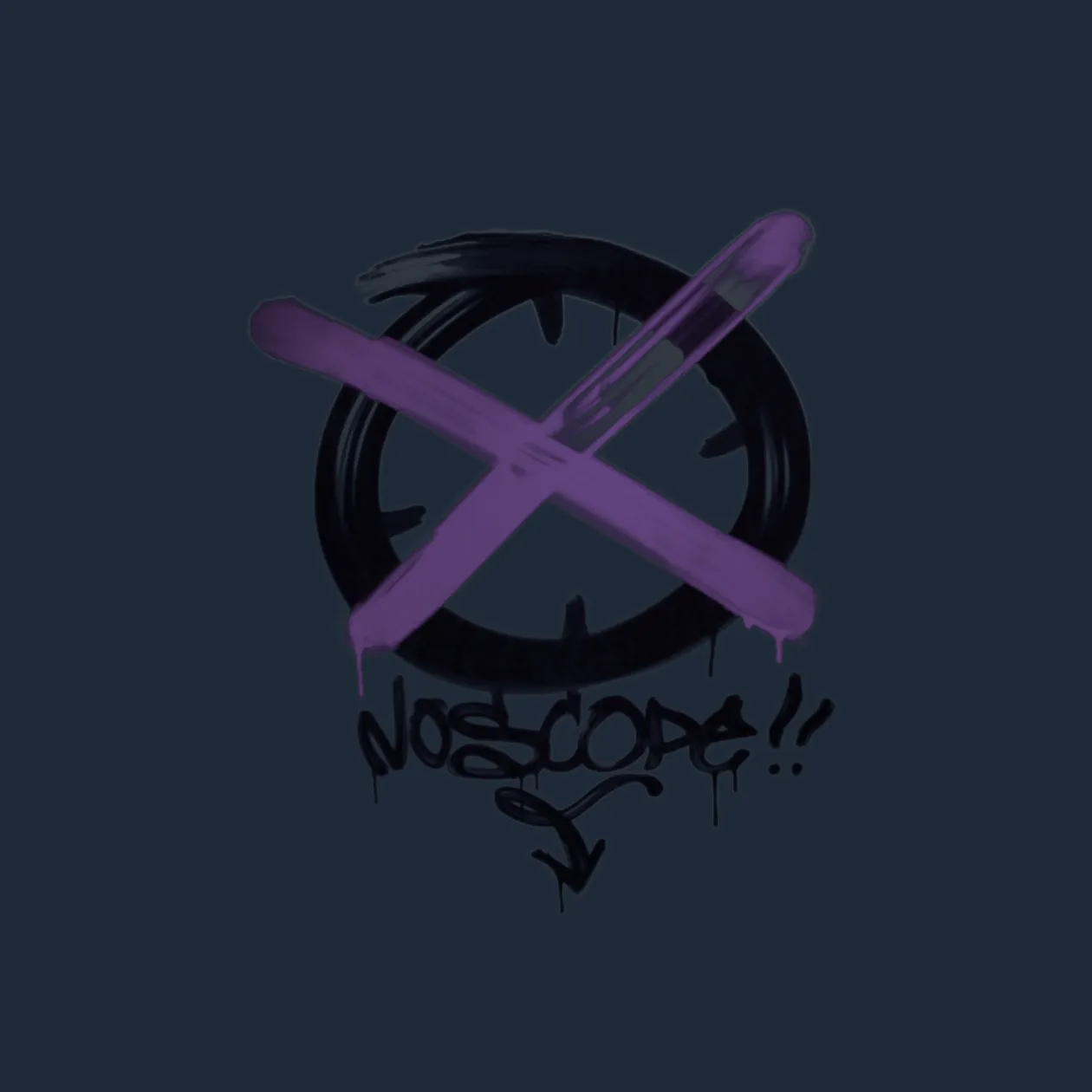 Sealed Graffiti | Noscope (Monster Purple)