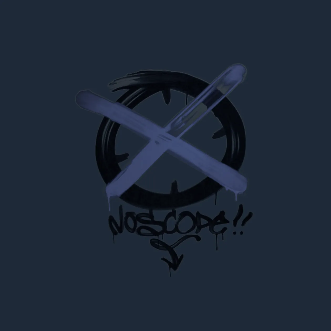 Sealed Graffiti | Noscope (Swat Blue)