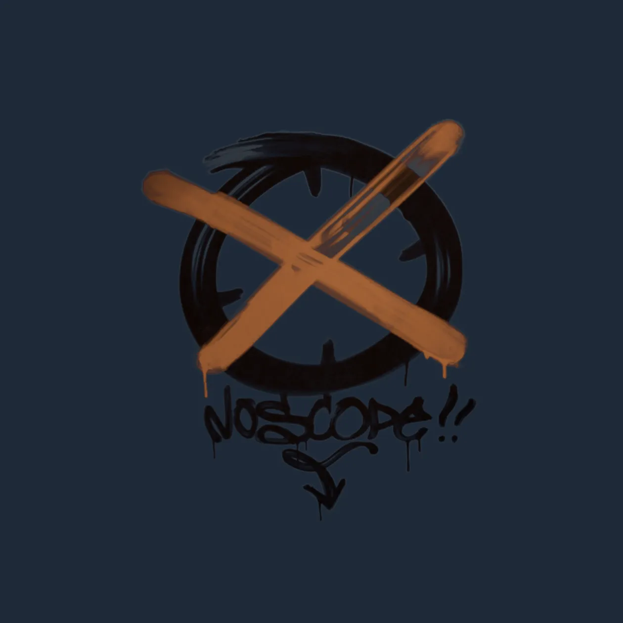 Sealed Graffiti | Noscope (Tiger Orange)