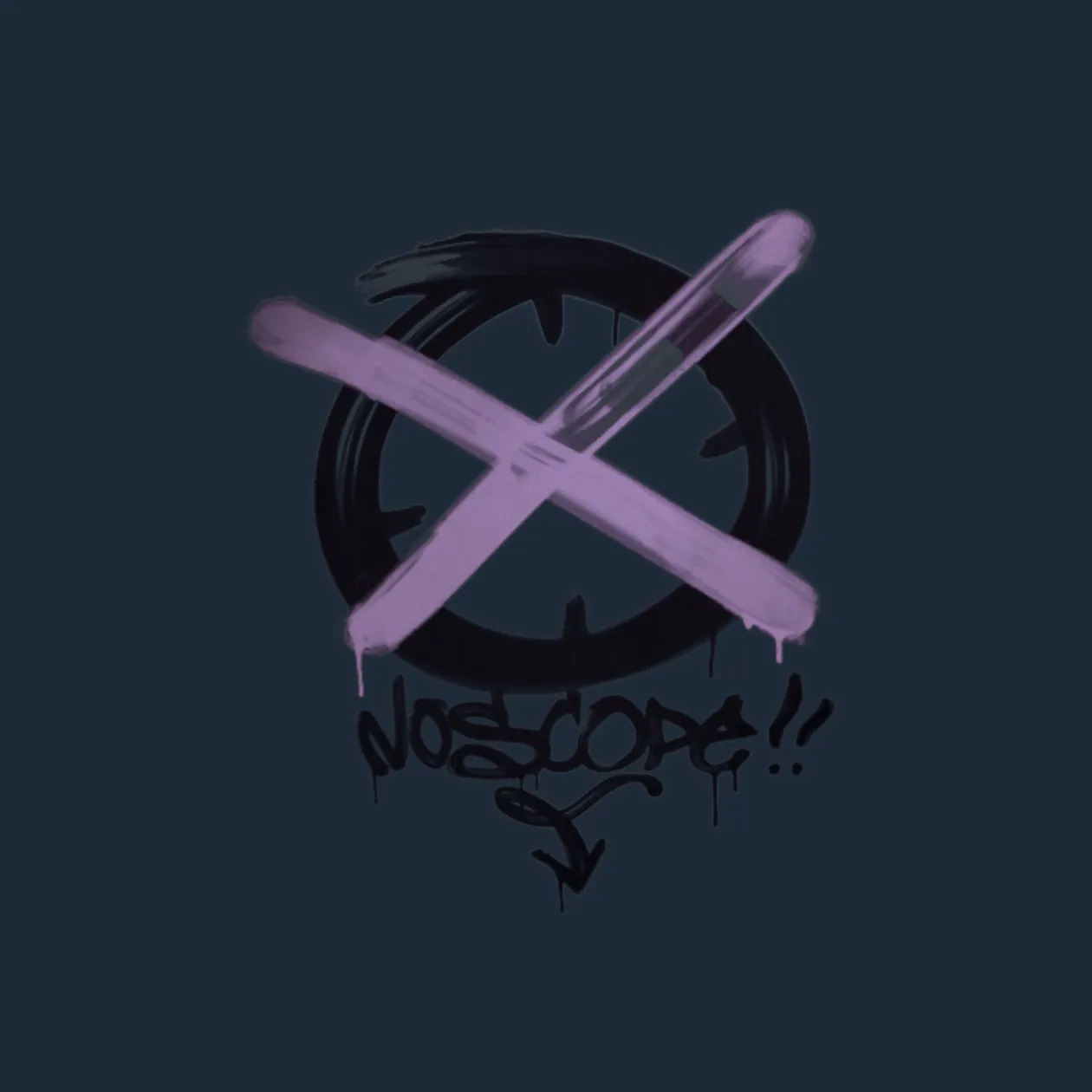Sealed Graffiti | Noscope (Violent Violet)