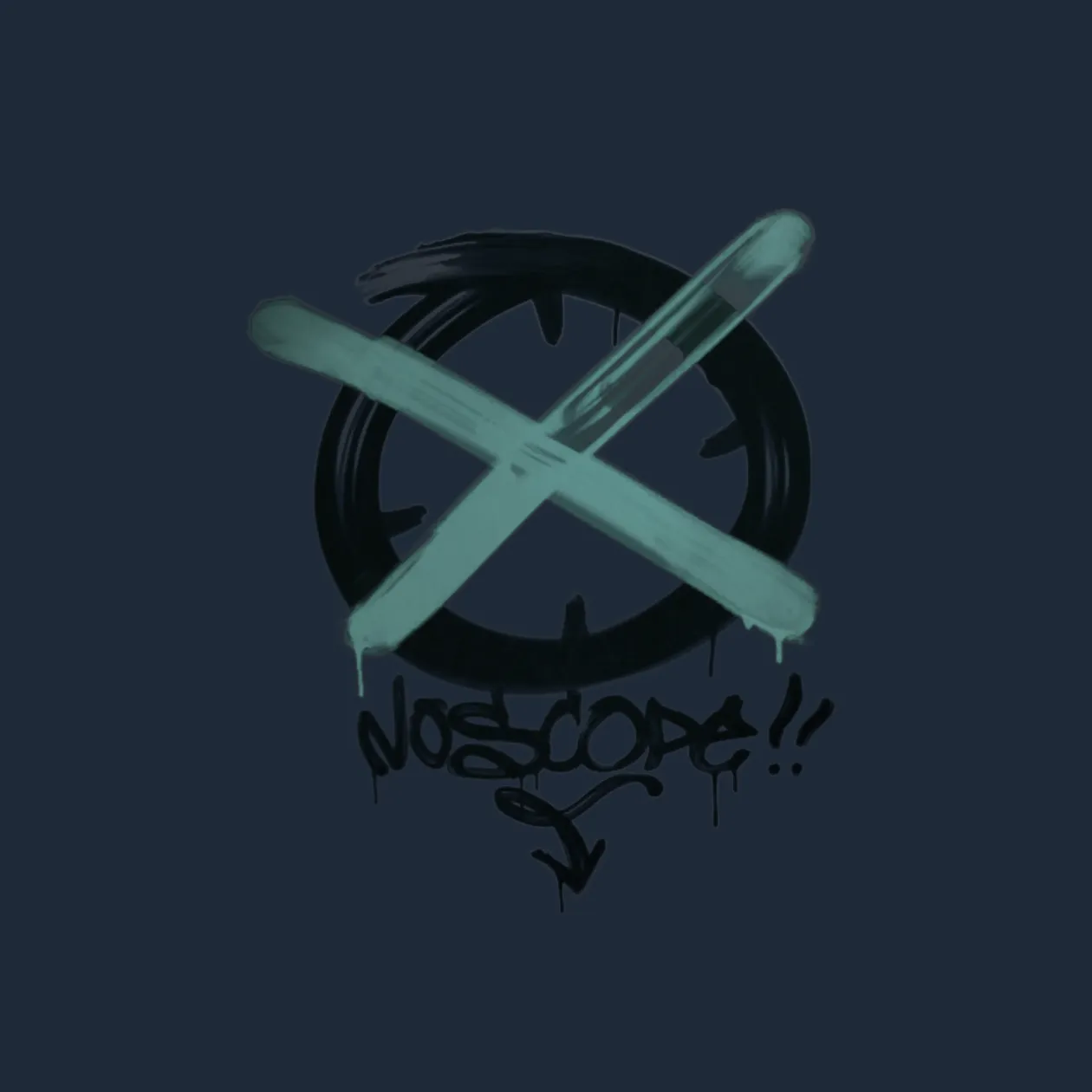 Sealed Graffiti | Noscope (Wire Blue)