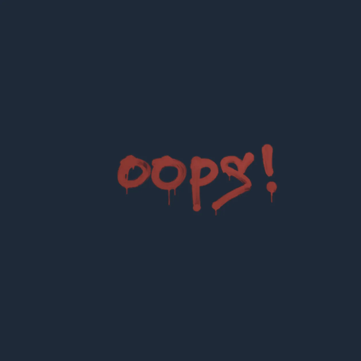 Sealed Graffiti | Oops (Blood Red)