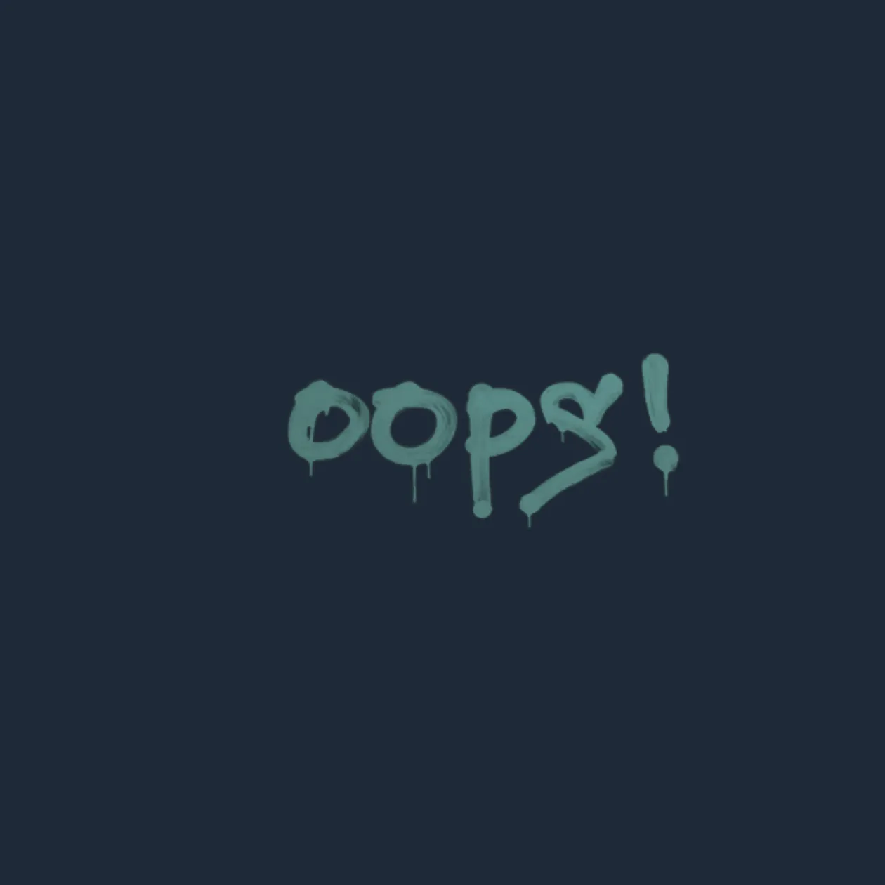 Sealed Graffiti | Oops (Wire Blue)