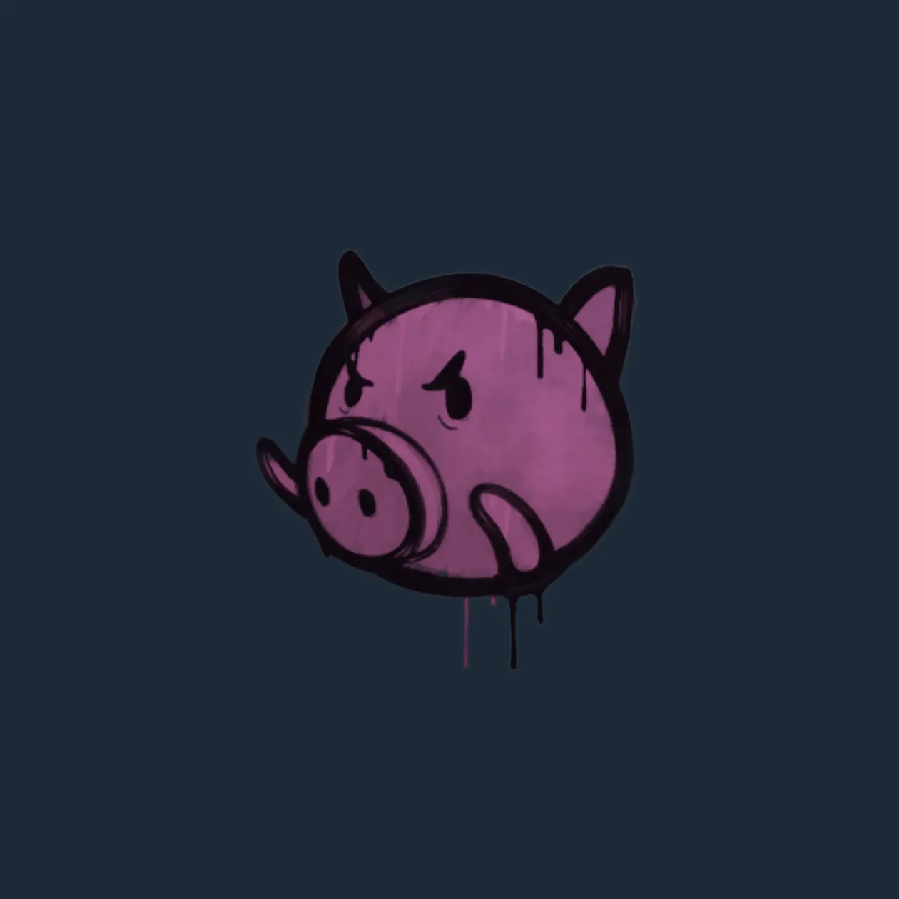 Sealed Graffiti | Piggles (Bazooka Pink)