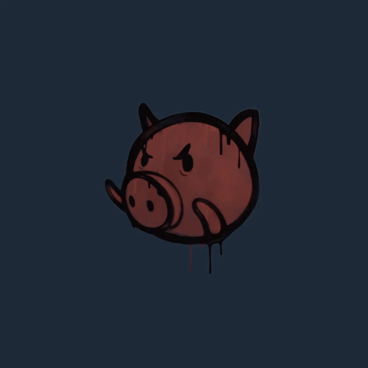 Sealed Graffiti | Piggles (Brick Red)