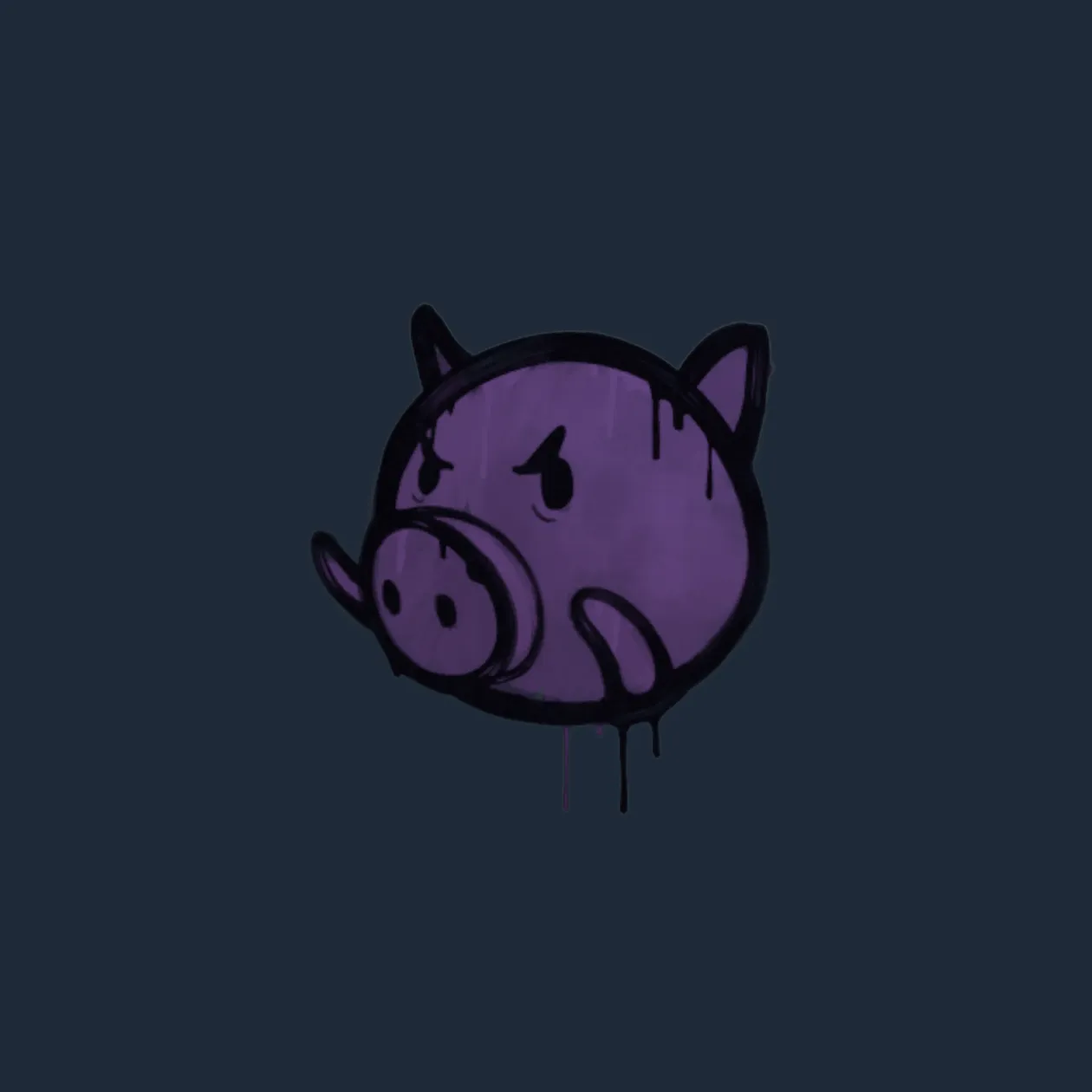 Sealed Graffiti | Piggles (Monster Purple)