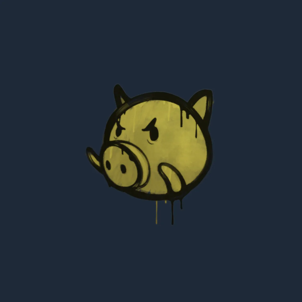 Sealed Graffiti | Piggles (Tracer Yellow)