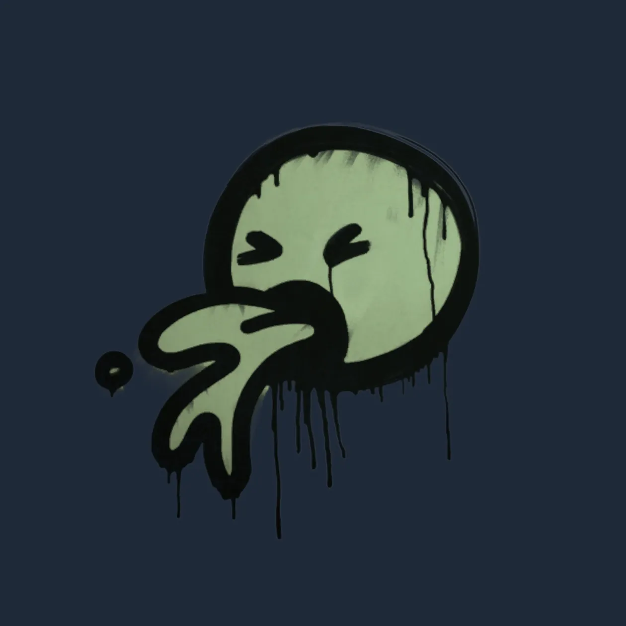 Sealed Graffiti | Puke (Cash Green)