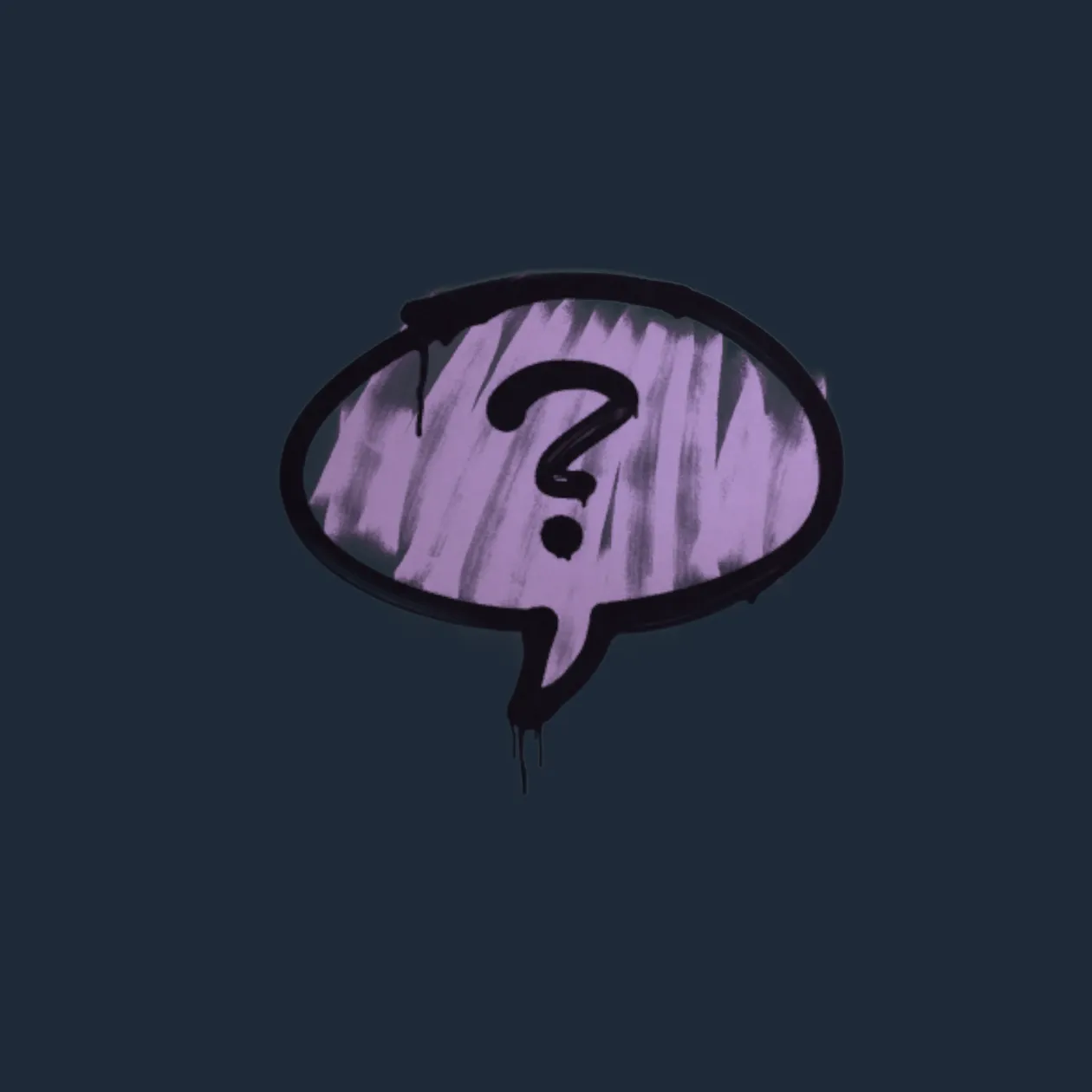 Sealed Graffiti | Question Mark (Violent Violet)