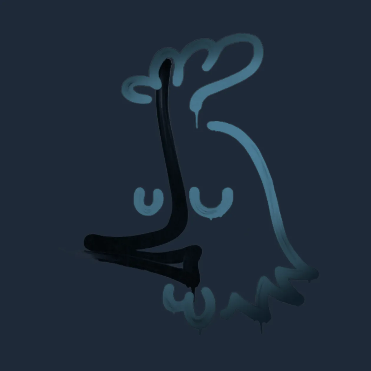Sealed Graffiti | Recoil AK-47 (Monarch Blue)