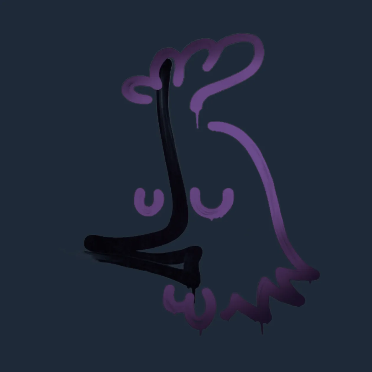 Sealed Graffiti | Recoil AK-47 (Monster Purple)