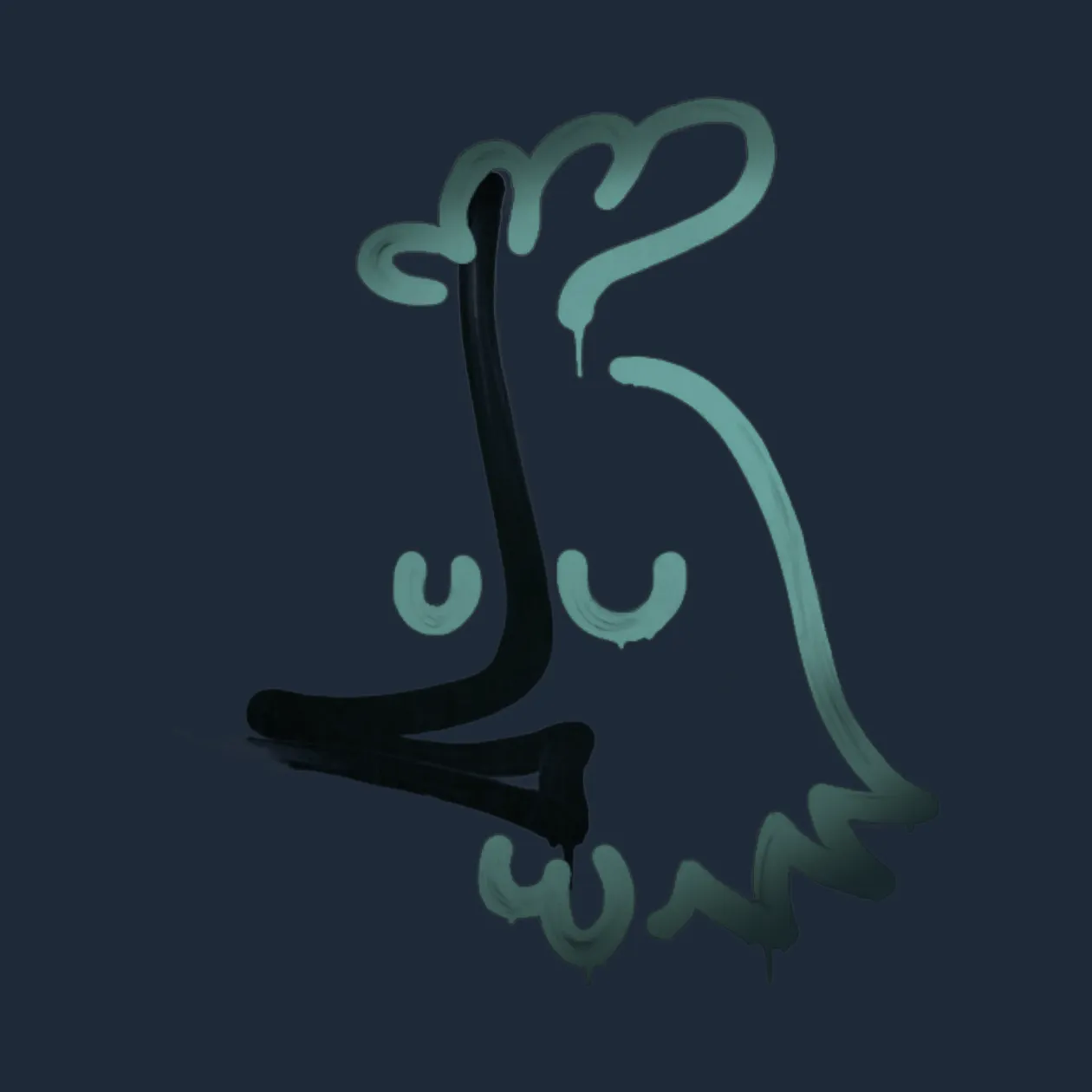 Sealed Graffiti | Recoil AK-47 (Wire Blue)