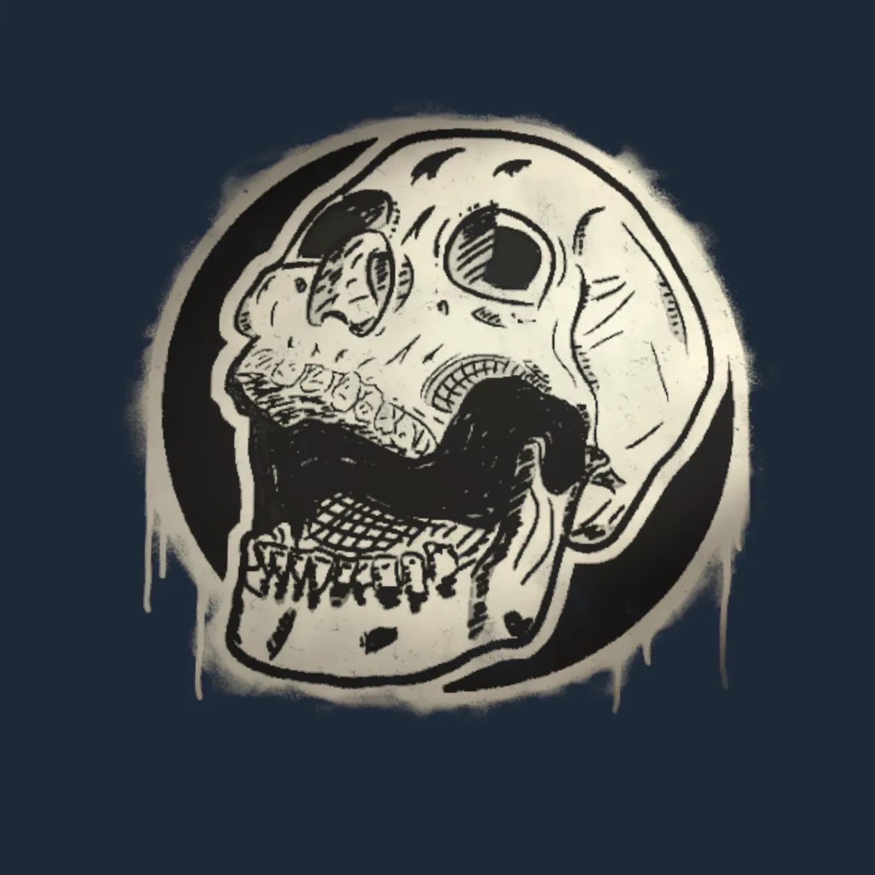 Sealed Graffiti | Rising Skull