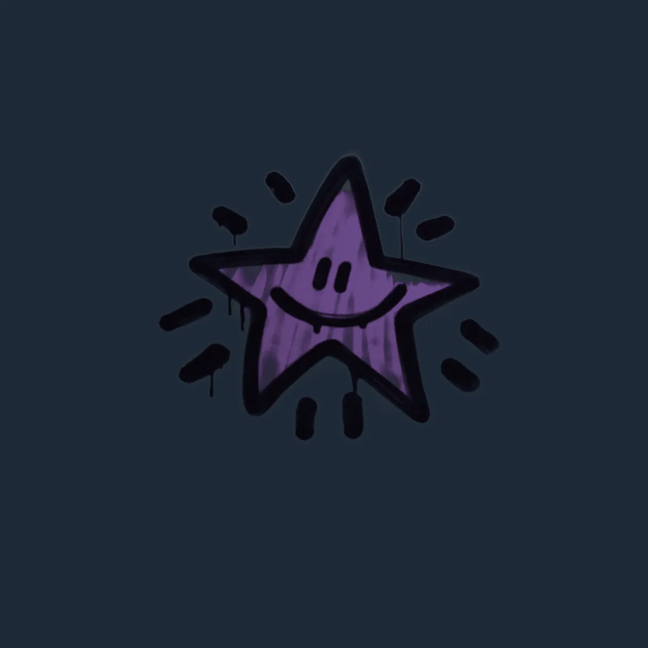 Sealed Graffiti | Shining Star (Monster Purple)