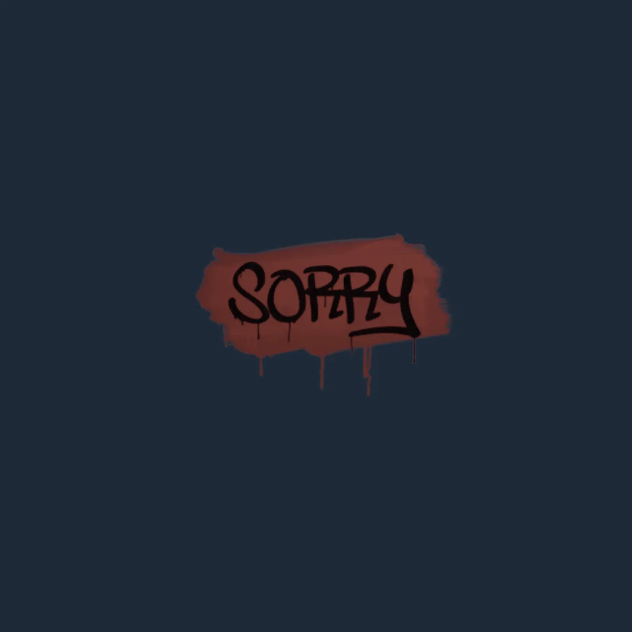 Sealed Graffiti | Sorry (Brick Red)