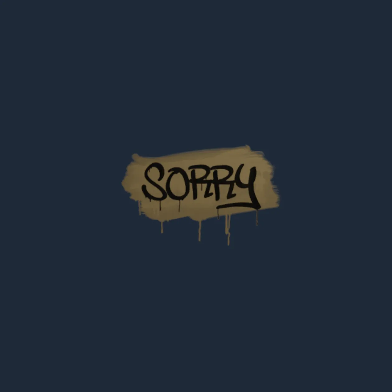 Sealed Graffiti | Sorry (Dust Brown)