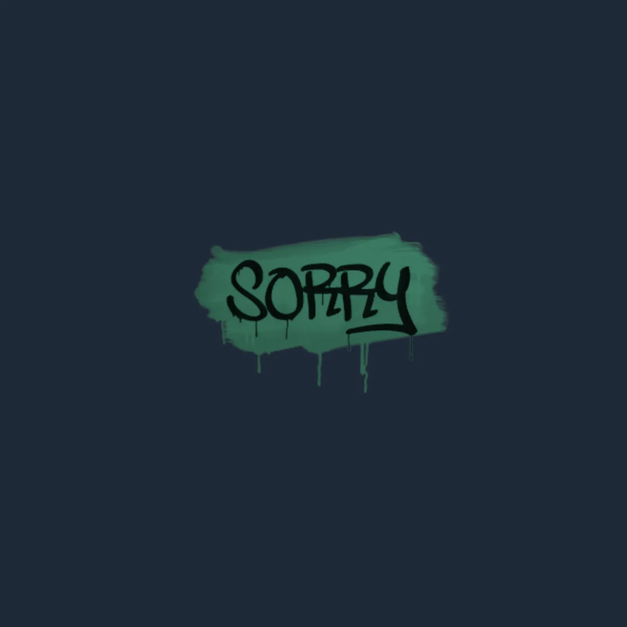 Sealed Graffiti | Sorry (Frog Green)