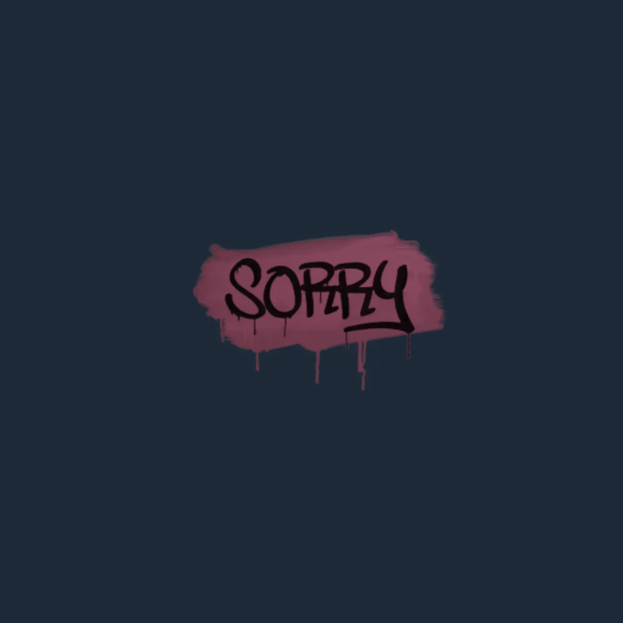 Sealed Graffiti | Sorry (Princess Pink)