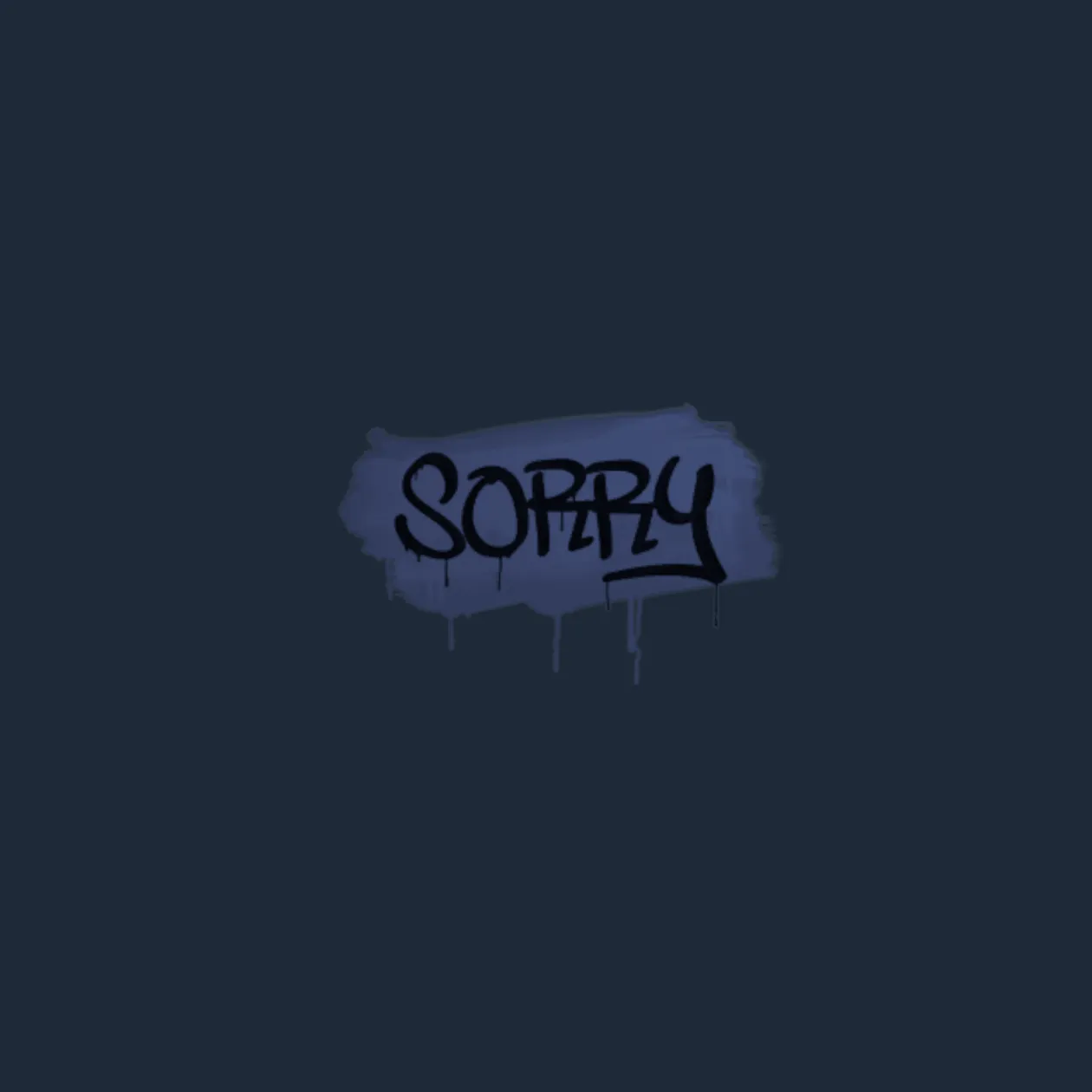 Sealed Graffiti | Sorry (Swat Blue)