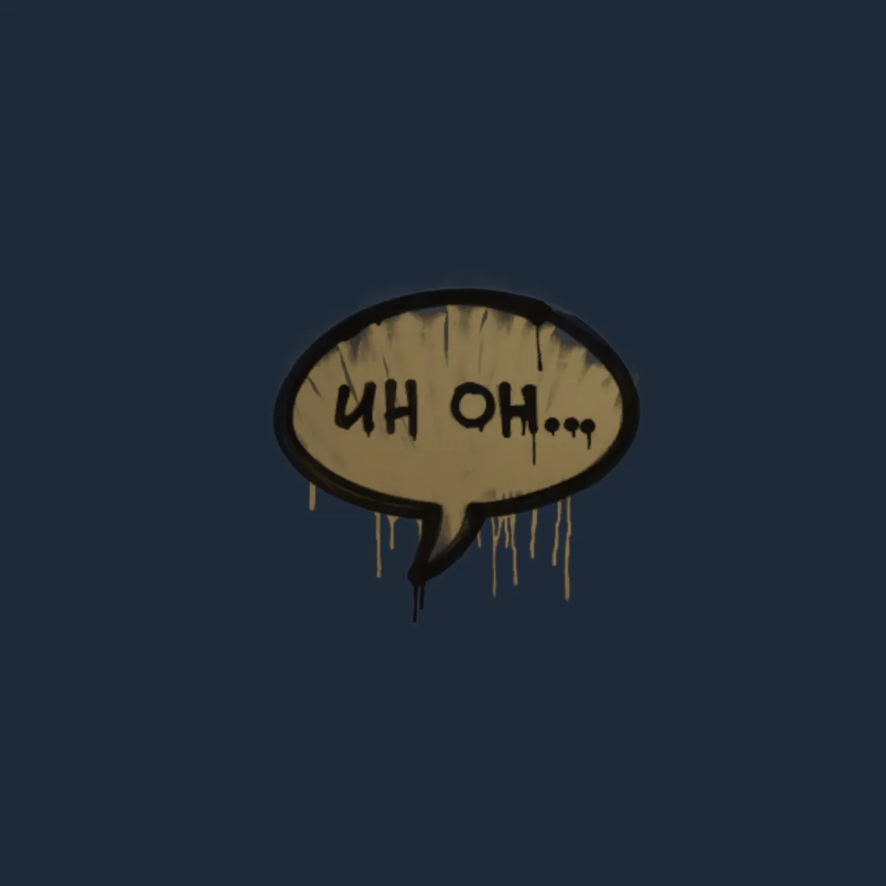 Sealed Graffiti | Uh Oh (Dust Brown)