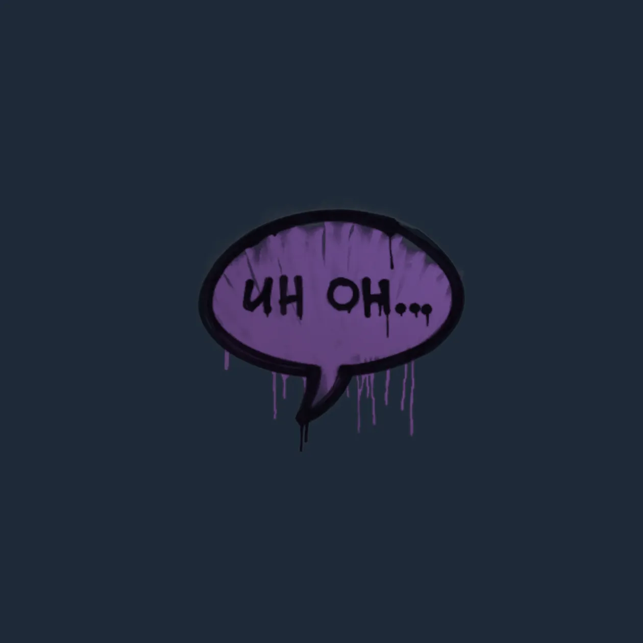 Sealed Graffiti | Uh Oh (Monster Purple)