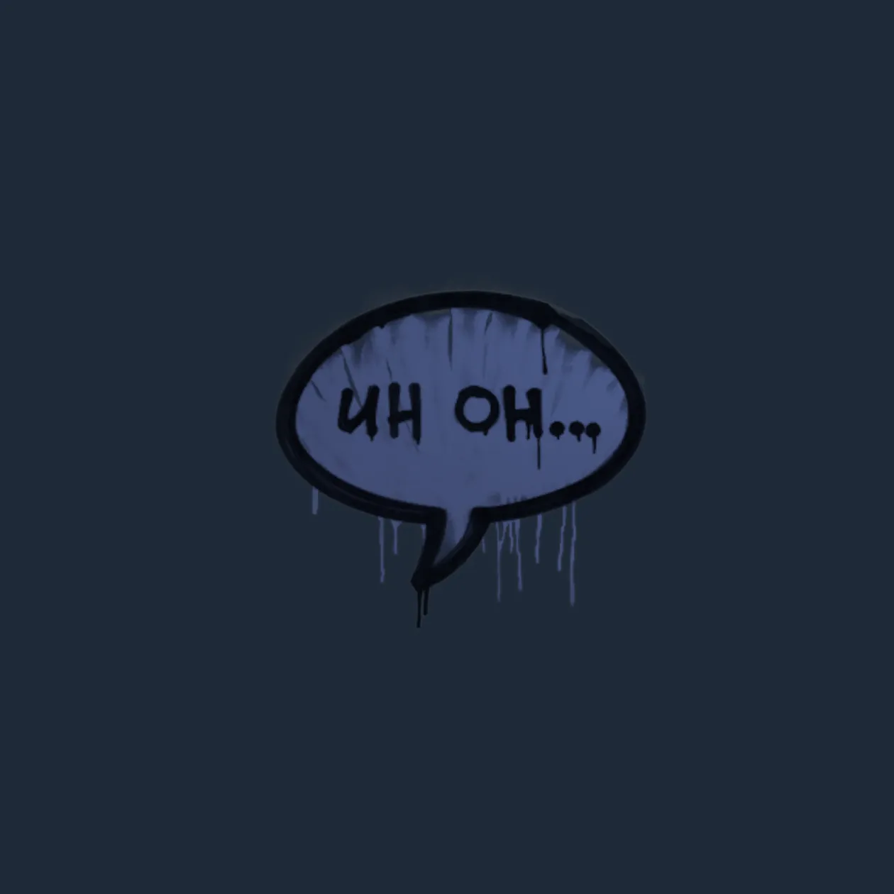 Sealed Graffiti | Uh Oh (Swat Blue)