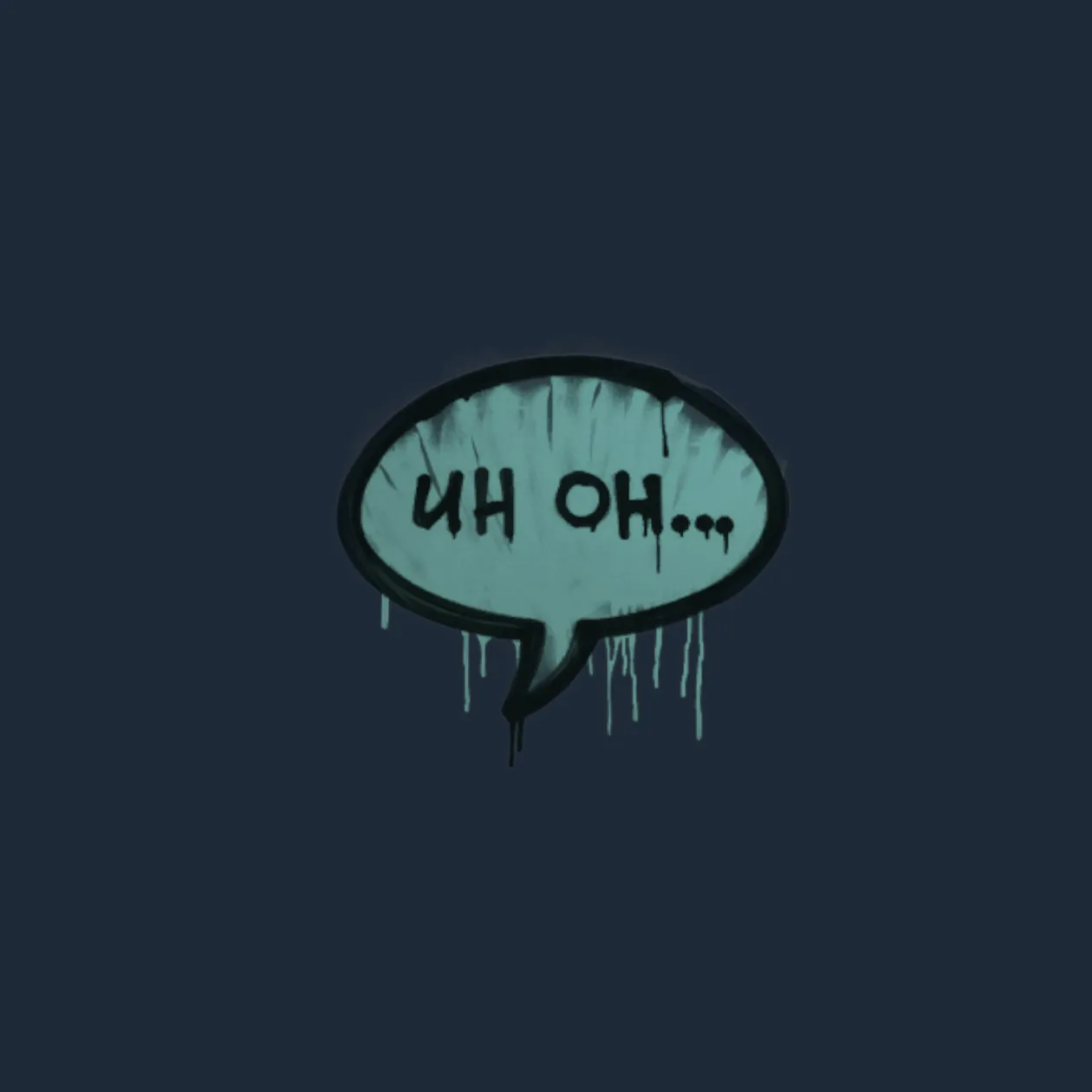 Sealed Graffiti | Uh Oh (Wire Blue)