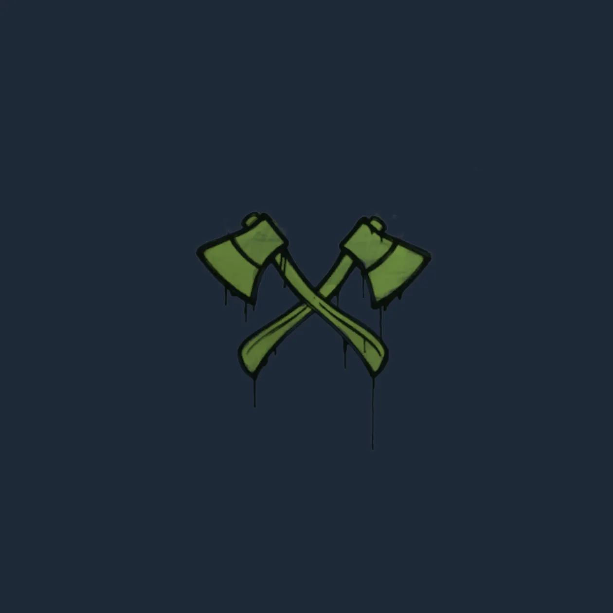 Sealed Graffiti | X-Axes (Battle Green)