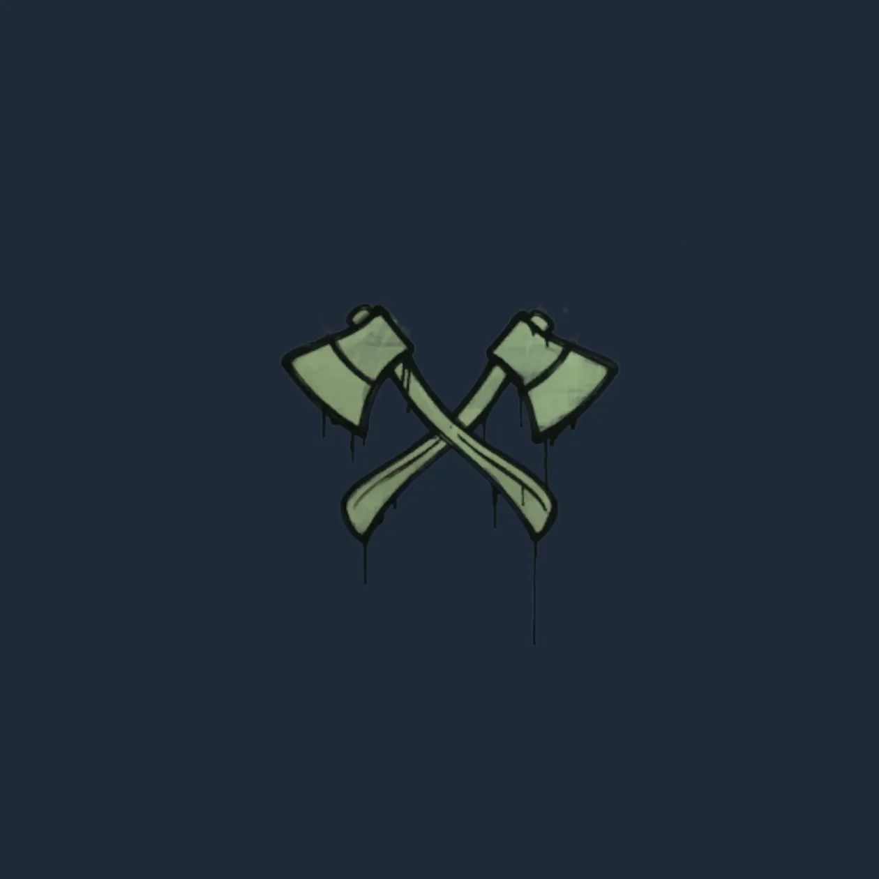 Sealed Graffiti | X-Axes (Cash Green)