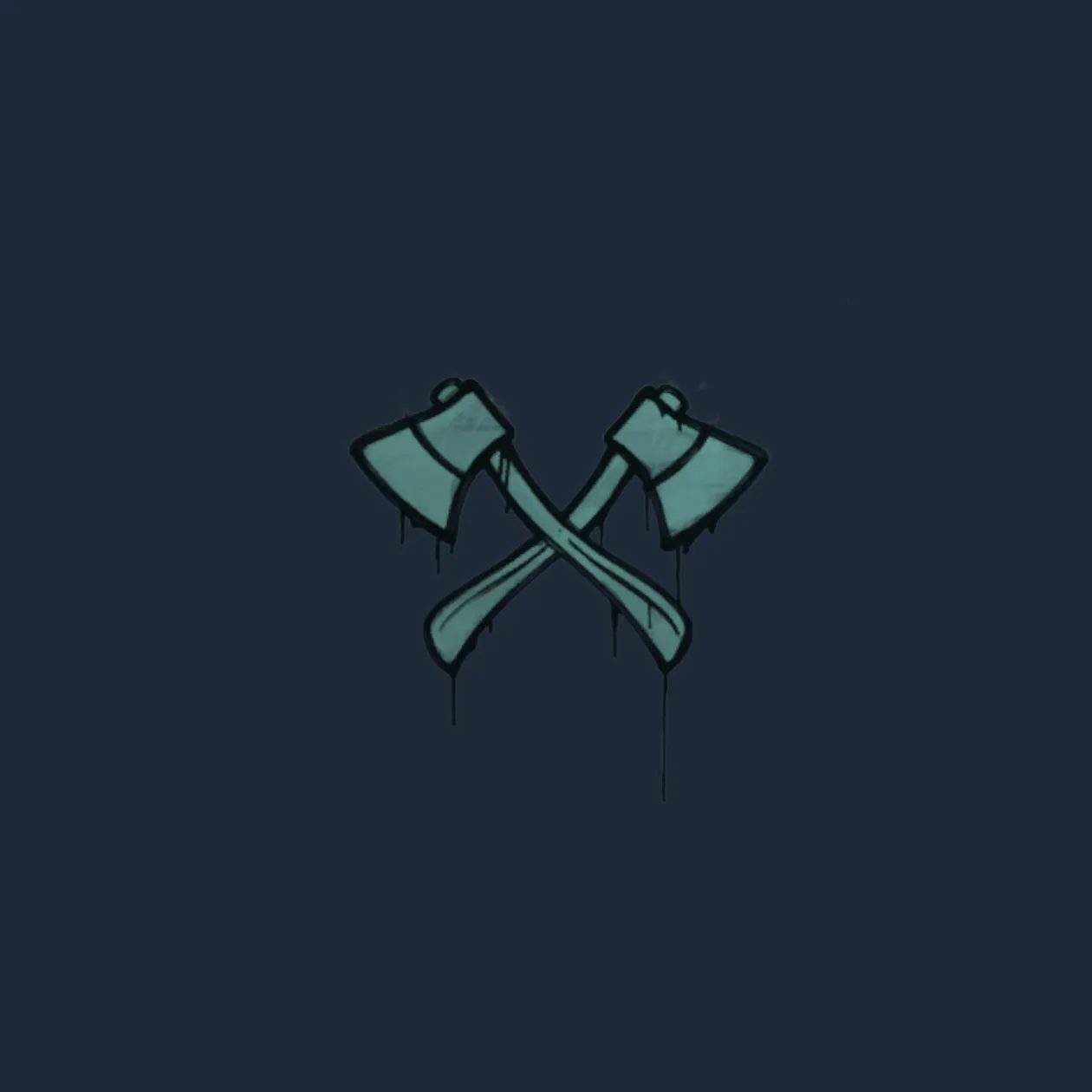Sealed Graffiti | X-Axes (Wire Blue)