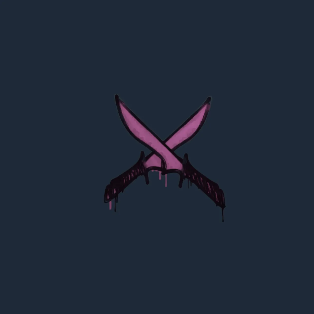 Sealed Graffiti | X-Knives (Bazooka Pink)