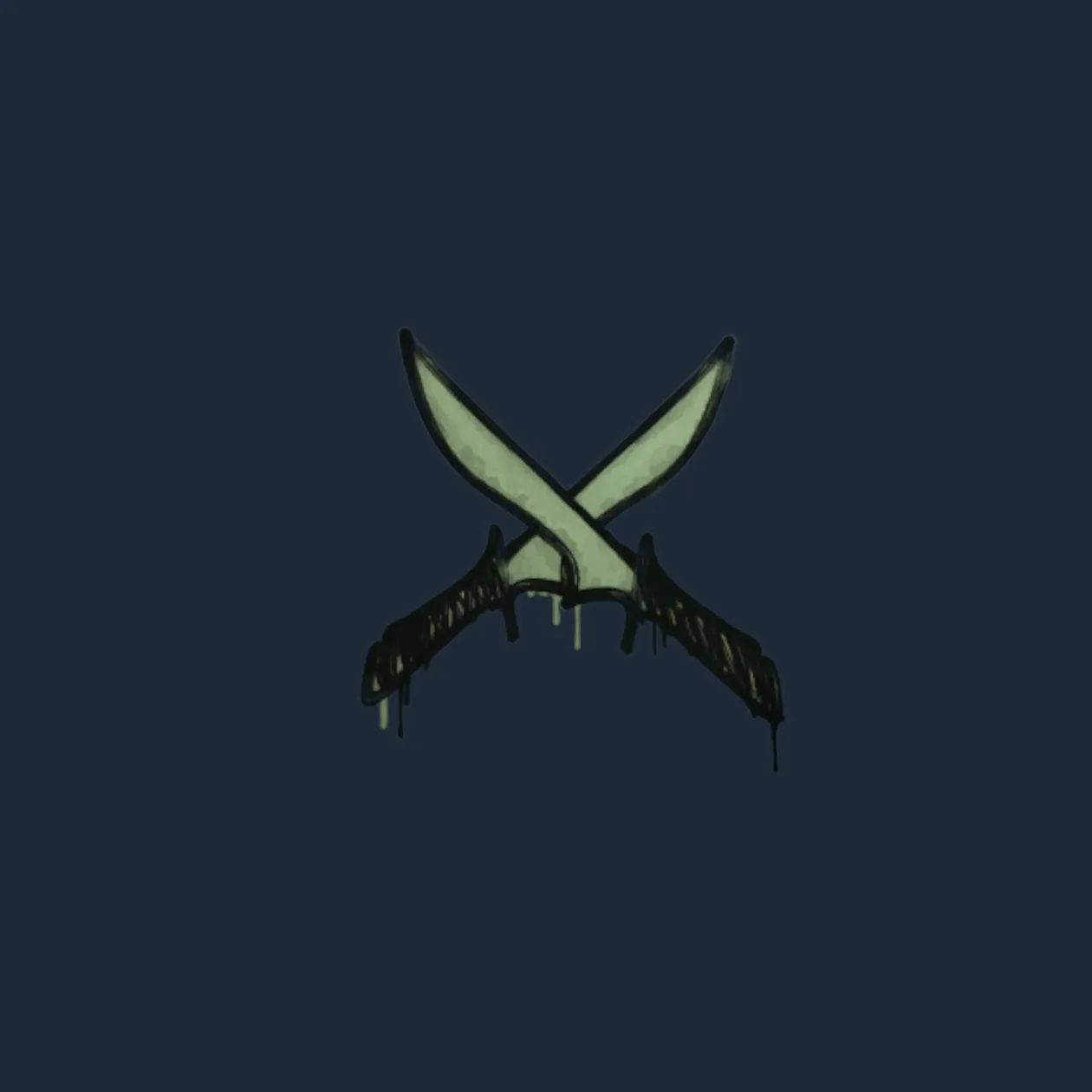 Sealed Graffiti | X-Knives (Cash Green)